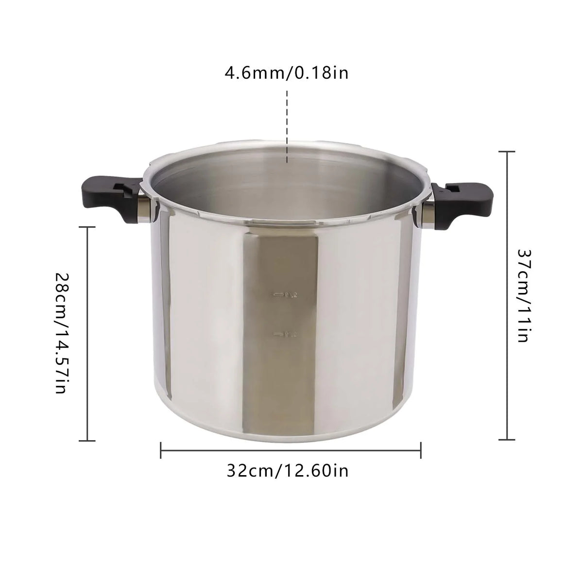22L/23qt Thickened Explosion-proof Pressure Cooker N300133