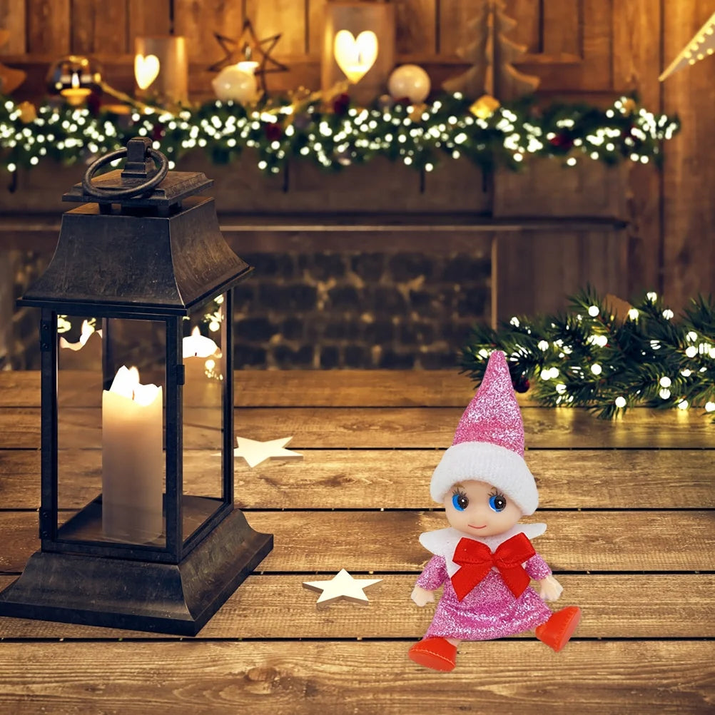 Christmas Tiny Elf Doll 4 Pcs Baby Elf Doll Toys C759
