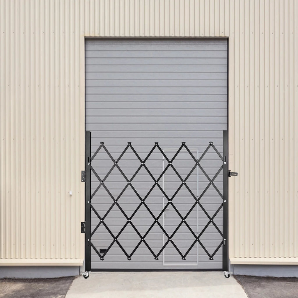 Folding Steel Security Gate with Padlock F457158