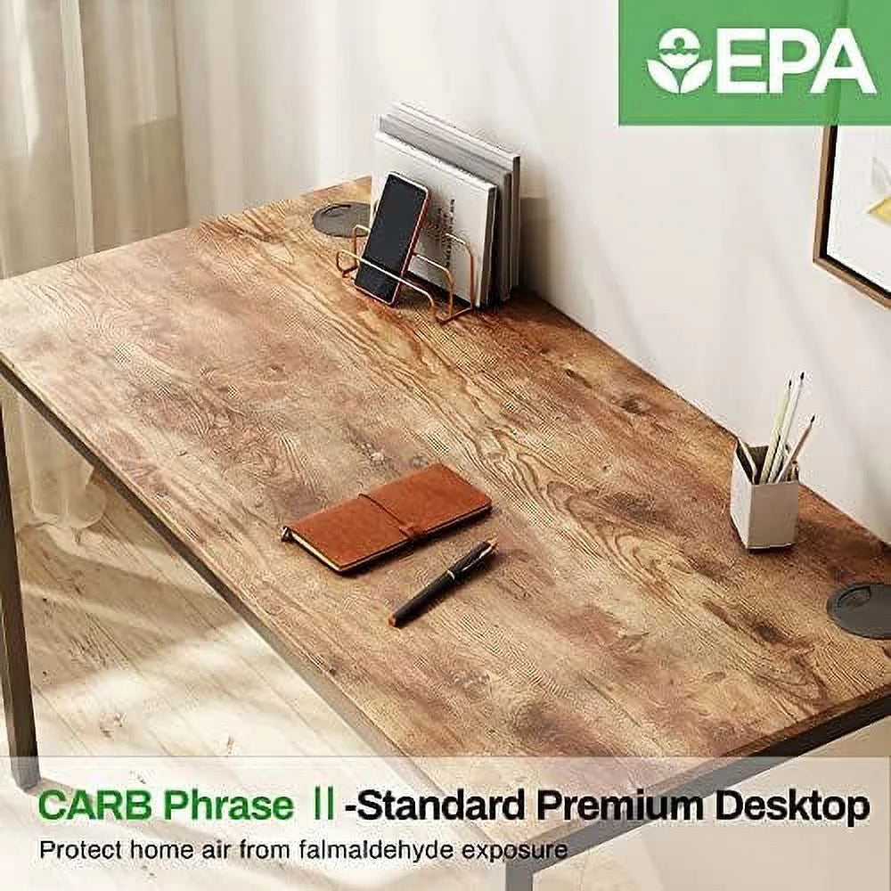 47 inch Teak Computer Desk R744