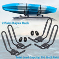 2 Pairs Universal Kayak Roof Rack Carrier W456517