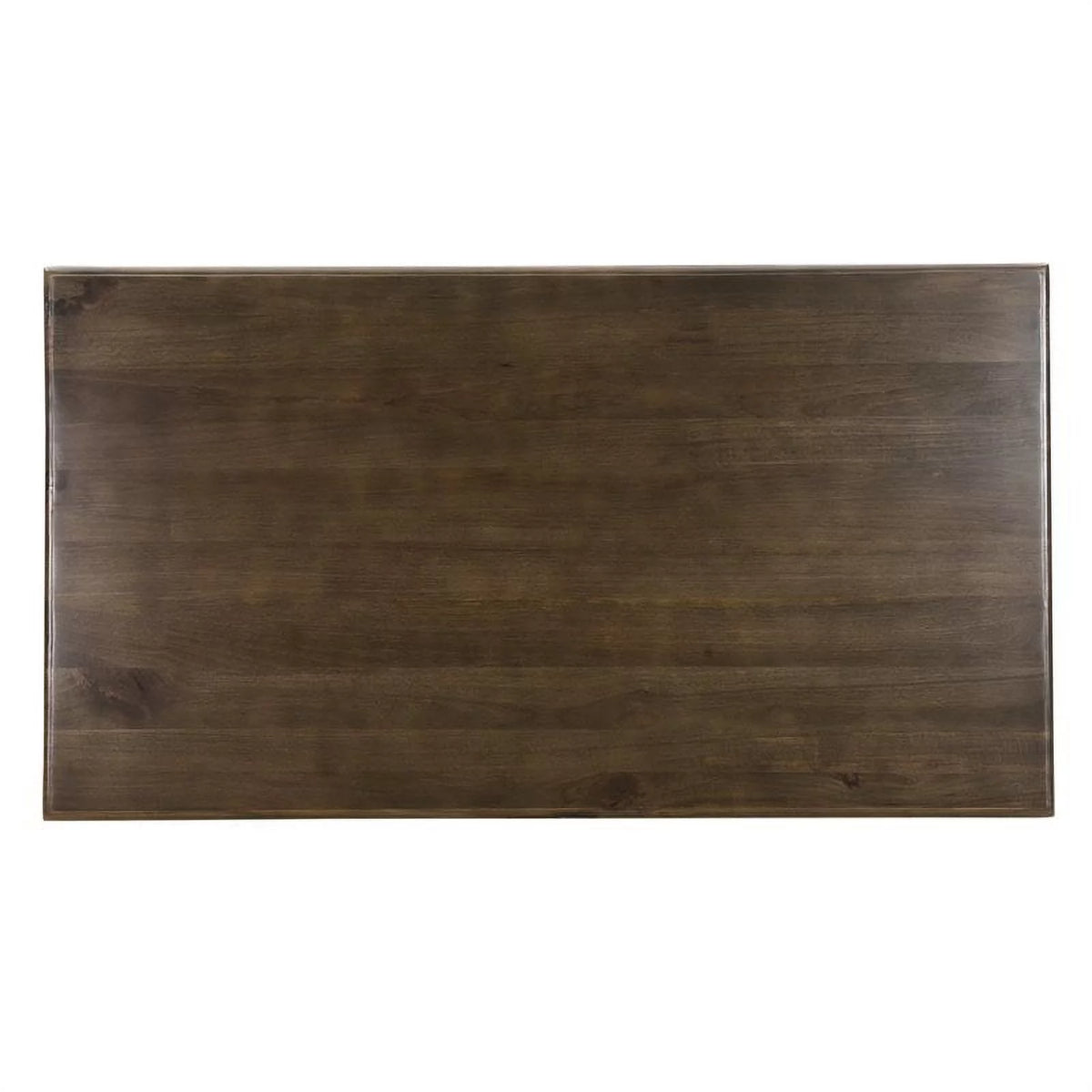 Solid Wood Double Pedestal Dining Table in Dark Brown Z5109