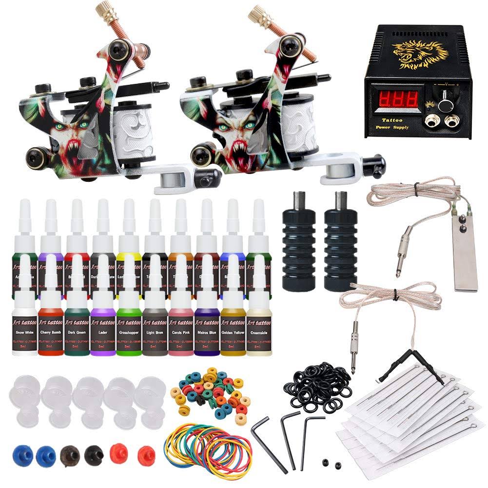 Complete Tattoo Kit 2 Machine 20 Inks G400940