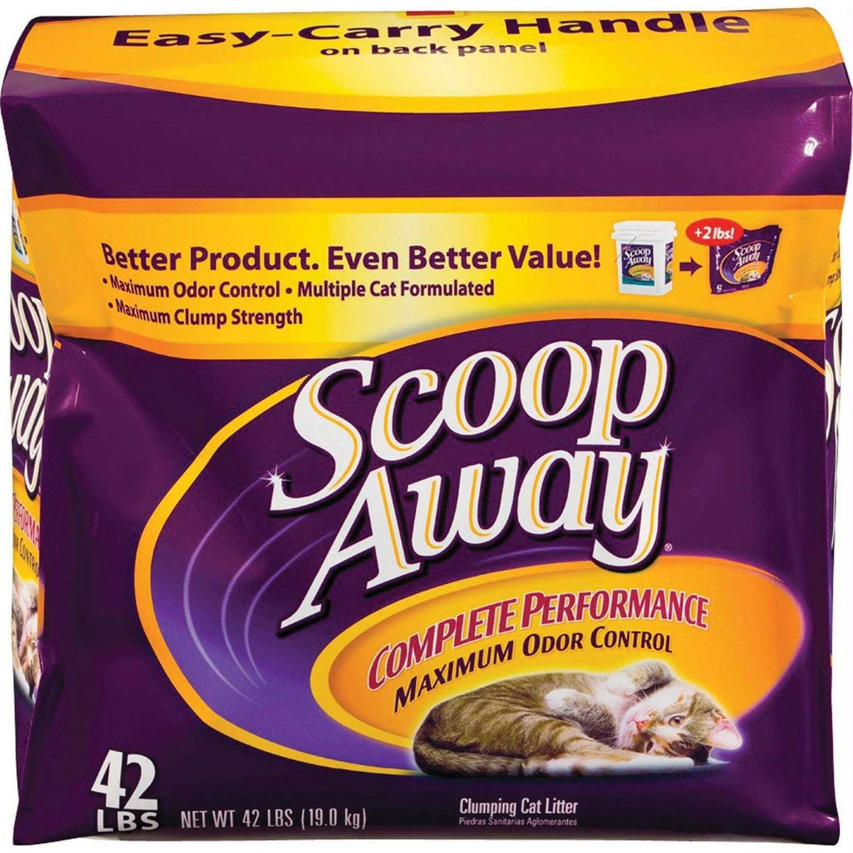 Fresh Scented Clumping Clay Cat Litter, 10.5-lb, Pack of 4 Z34020