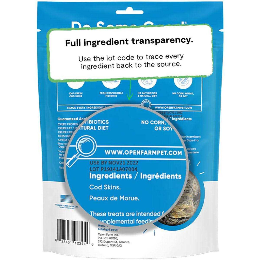 Cod Skins Dehydrated Dog Treats C72804