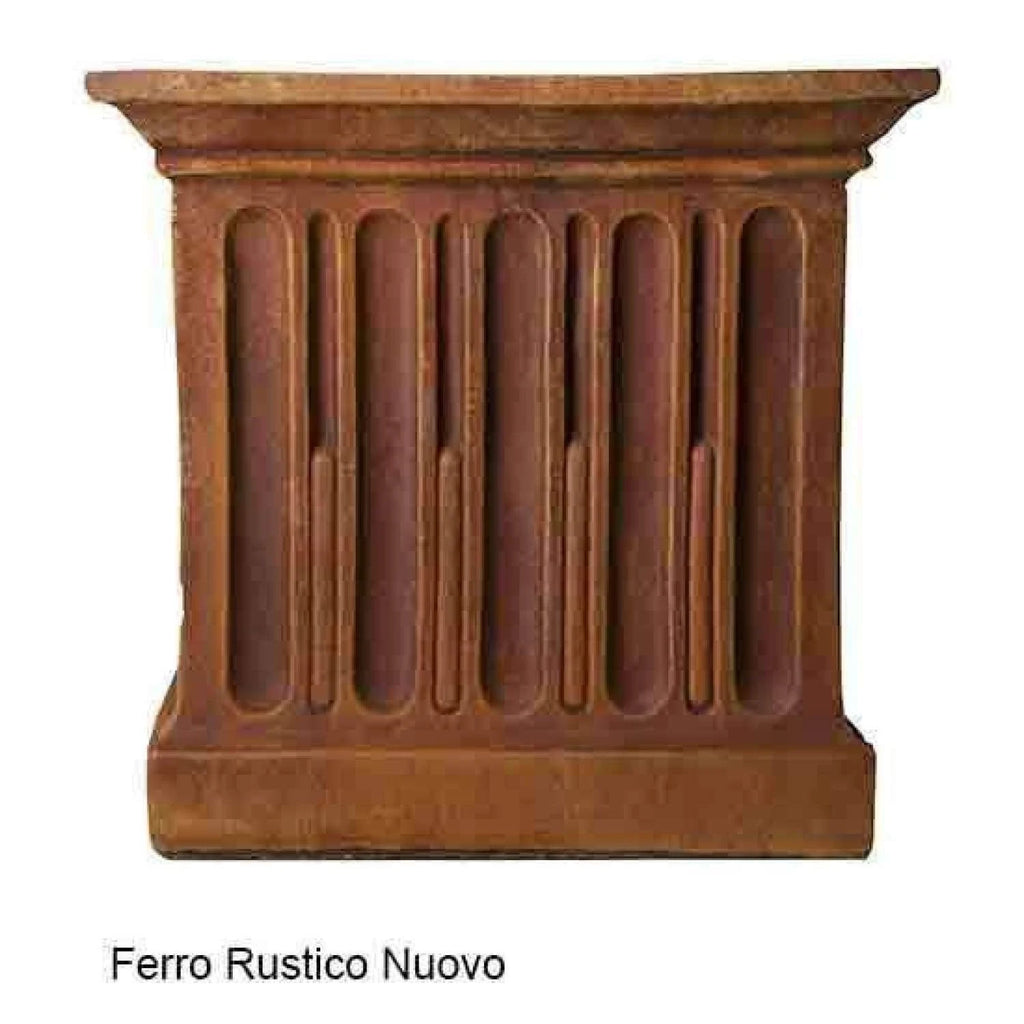 Aged Limestone Fluted Urn W873