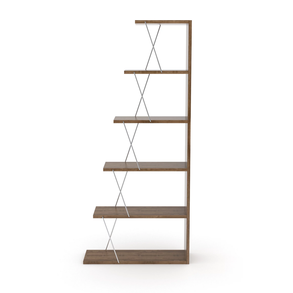 5 Tier Narrow Bookshelf L507