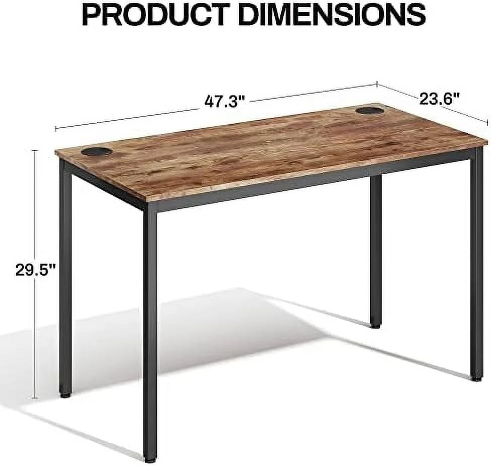 47 inch Teak Computer Desk R744