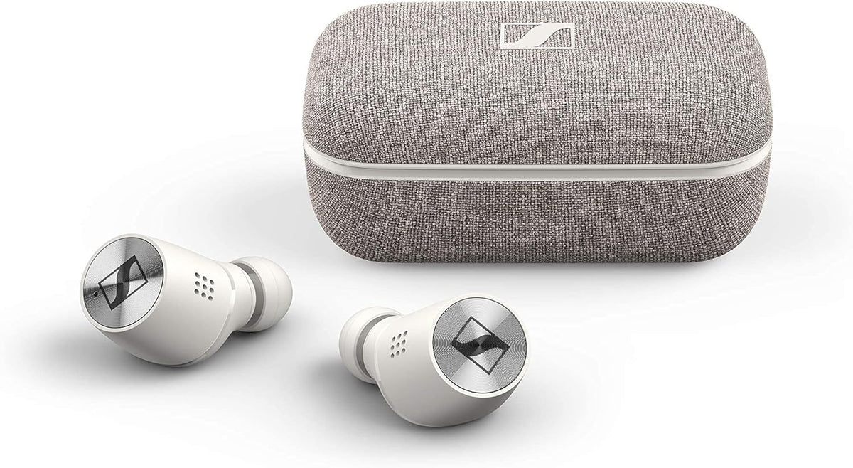 White Bluetooth Earbuds with Active Noise Cancellation R832632