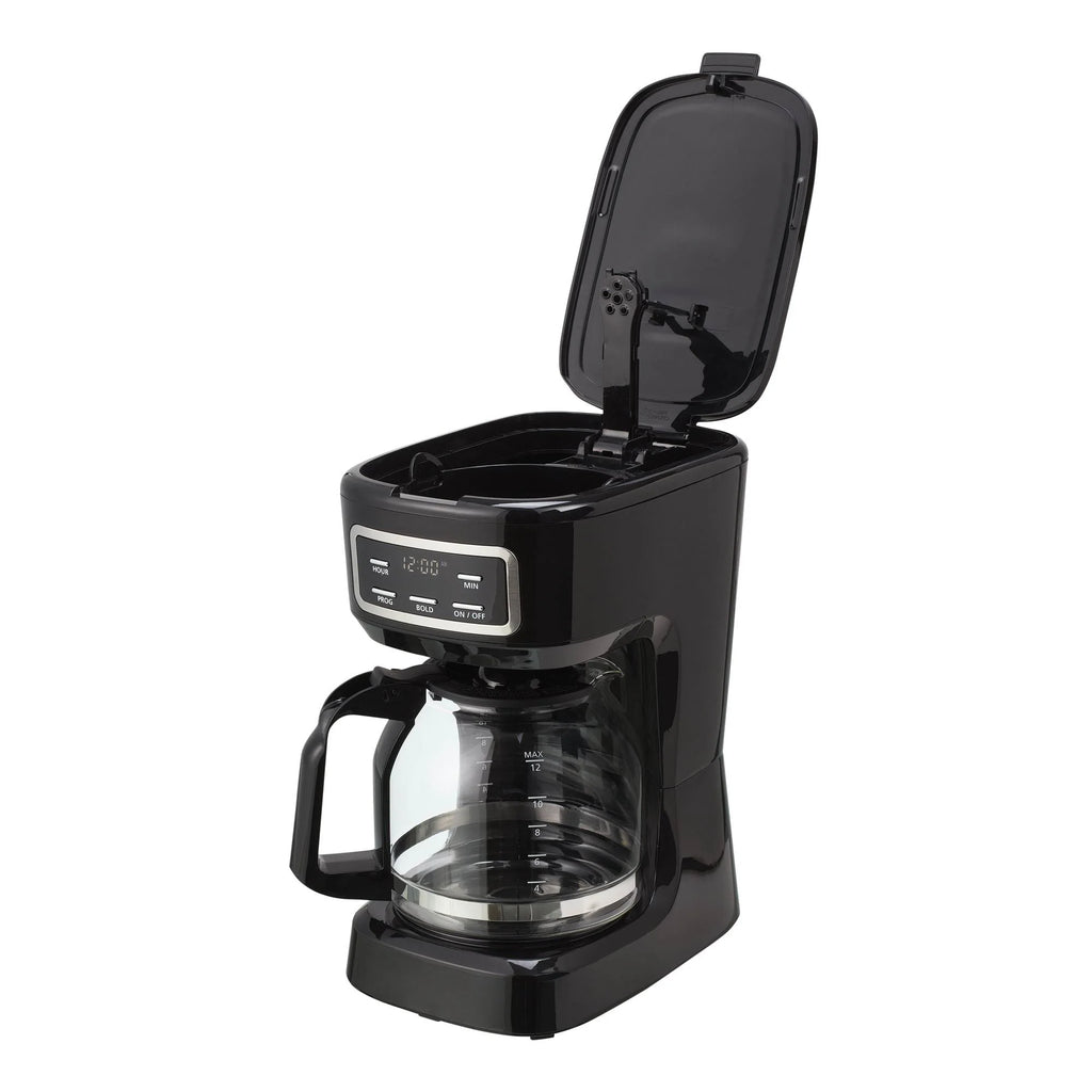 12 Cup Programmable Coffee Maker 1.8 Liter Black X1620