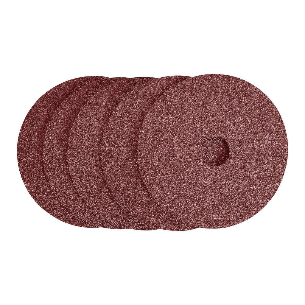 4-1/2 in. 60 Grit Fiber Sanding Discs, 5-Pack E24298