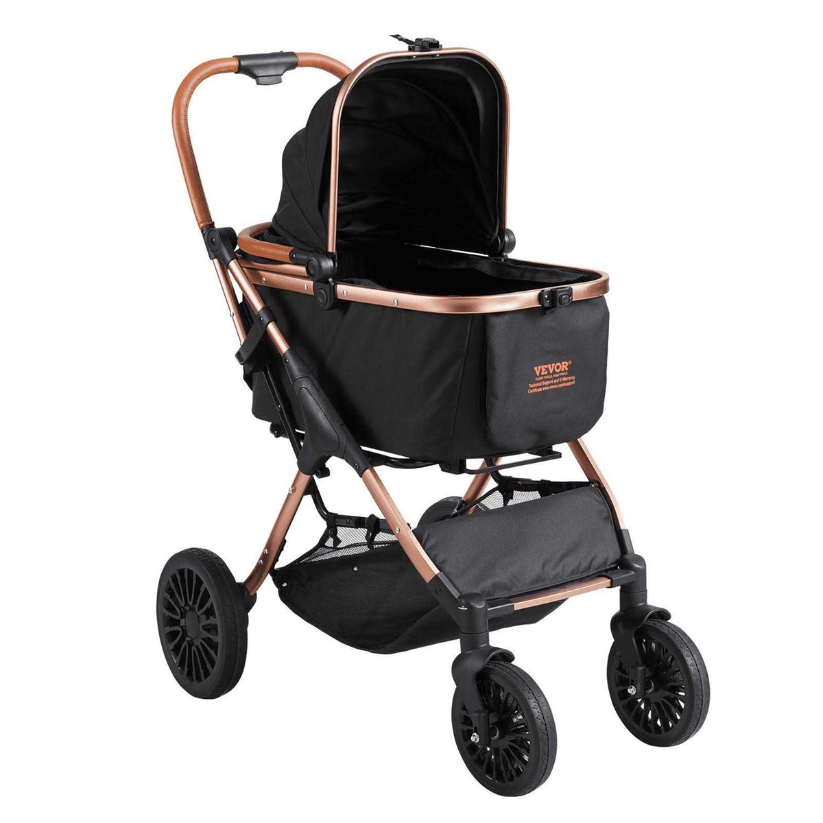 4 Wheels Pet Stroller with Brakes T970