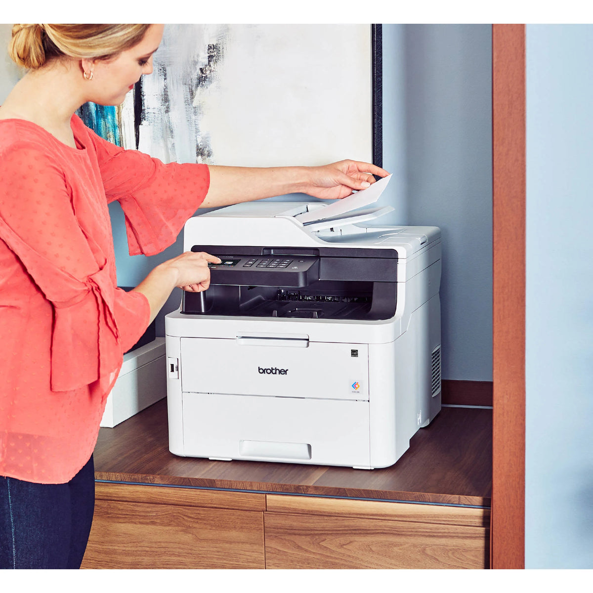 Wireless Multifunction Color Laser Printer O708365