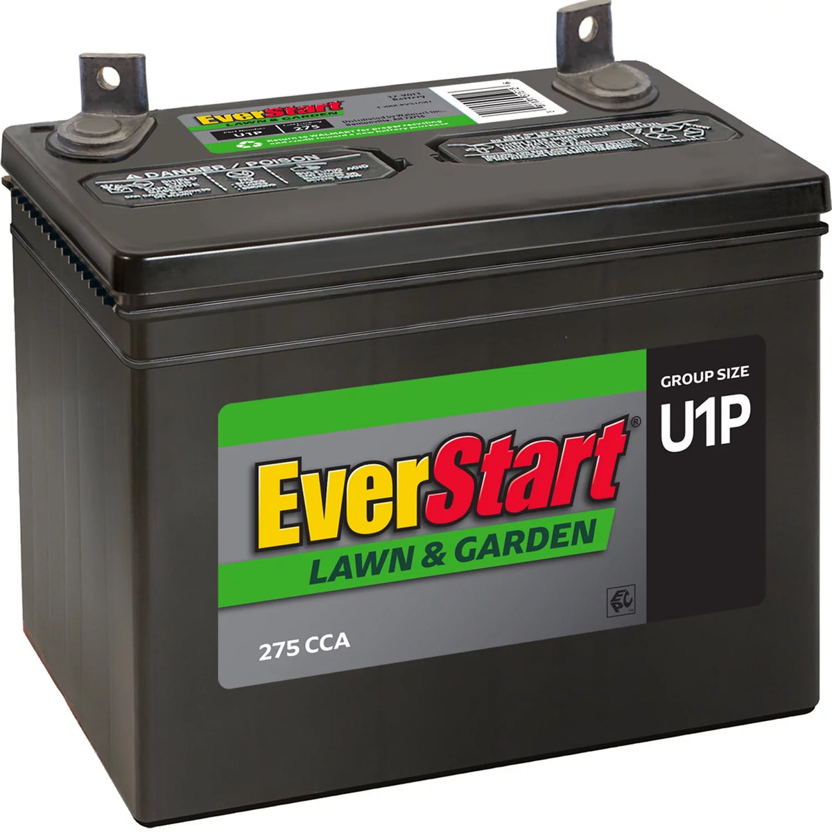 Lawn and Garden Lead Acid Battery, Group Size U1P 12 Volt, 275 CCA T1331