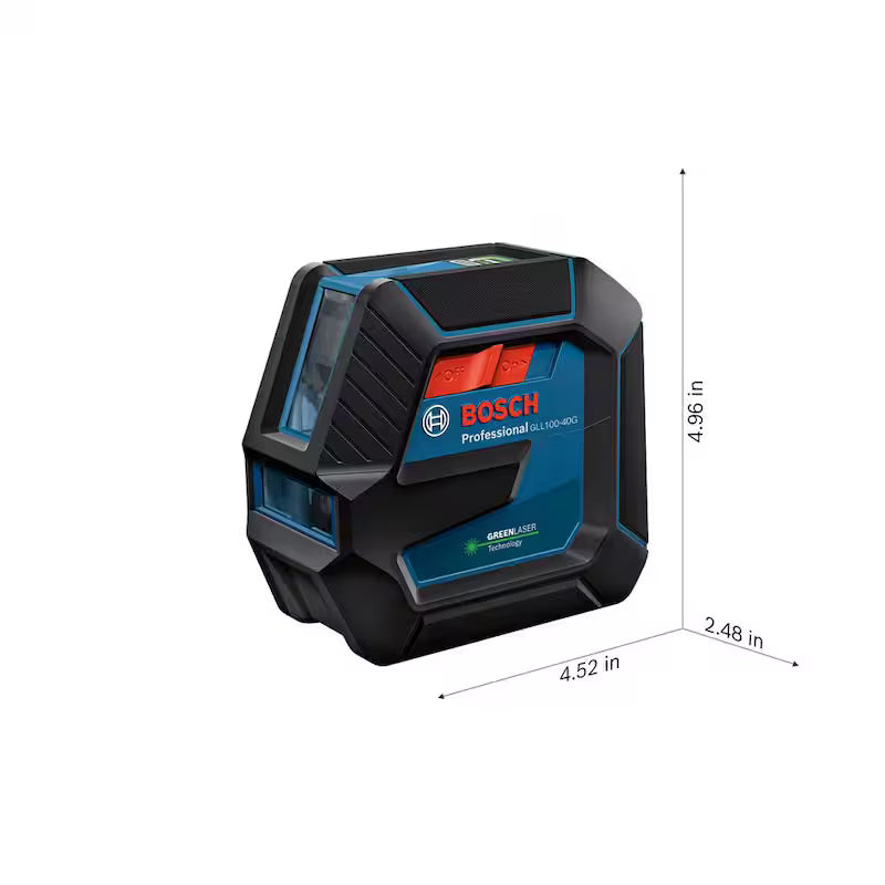 100 ft. Green Self Leveling Laser Level with Carrying Case L528