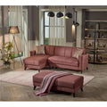 Dusty Rose Sectional F22382