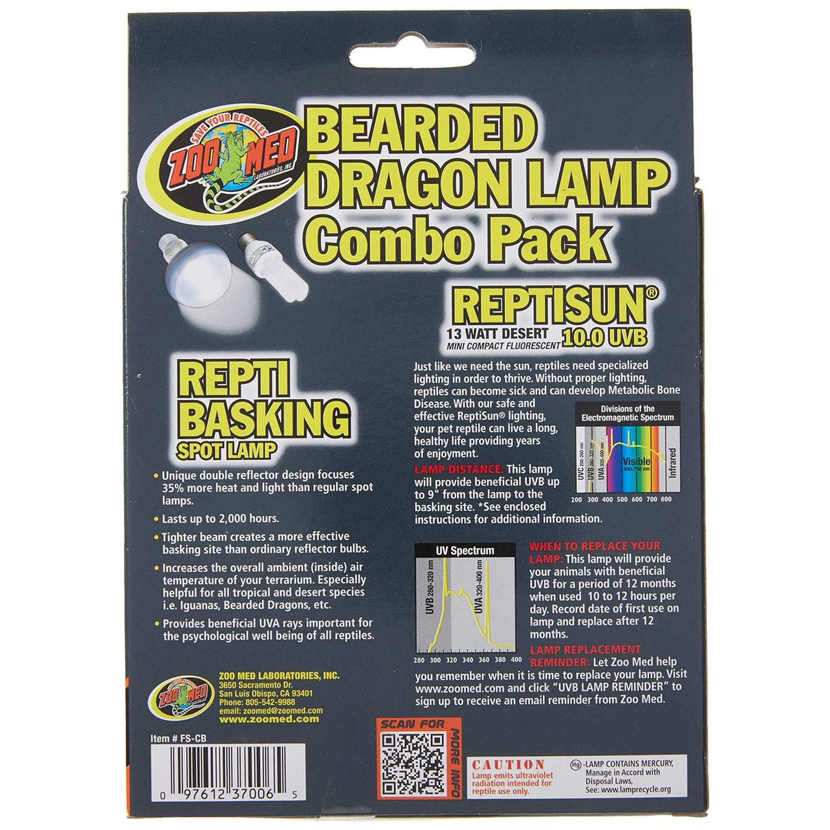 Bearded Dragon Lamp Combo Pack Z838