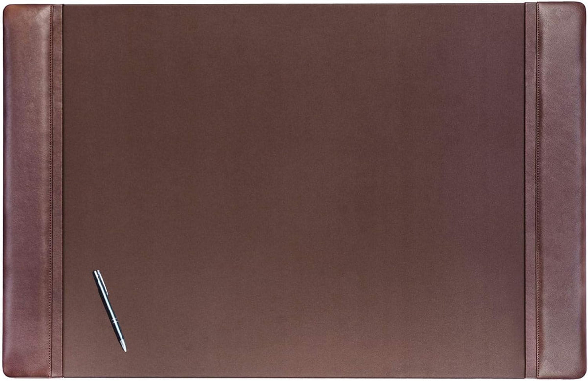 Chocolate Brown Leather Desk Pad U54711