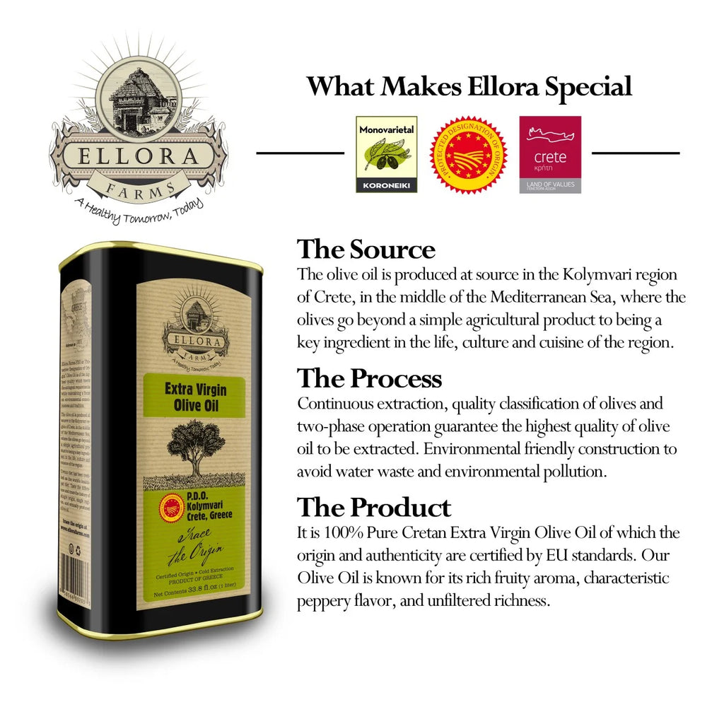 Greek Extra Virgin Olive Oil 33.8 oz Tin F9408