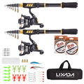 2PCS Telescopic Fishing Rod and Reel Combo Kit T588232