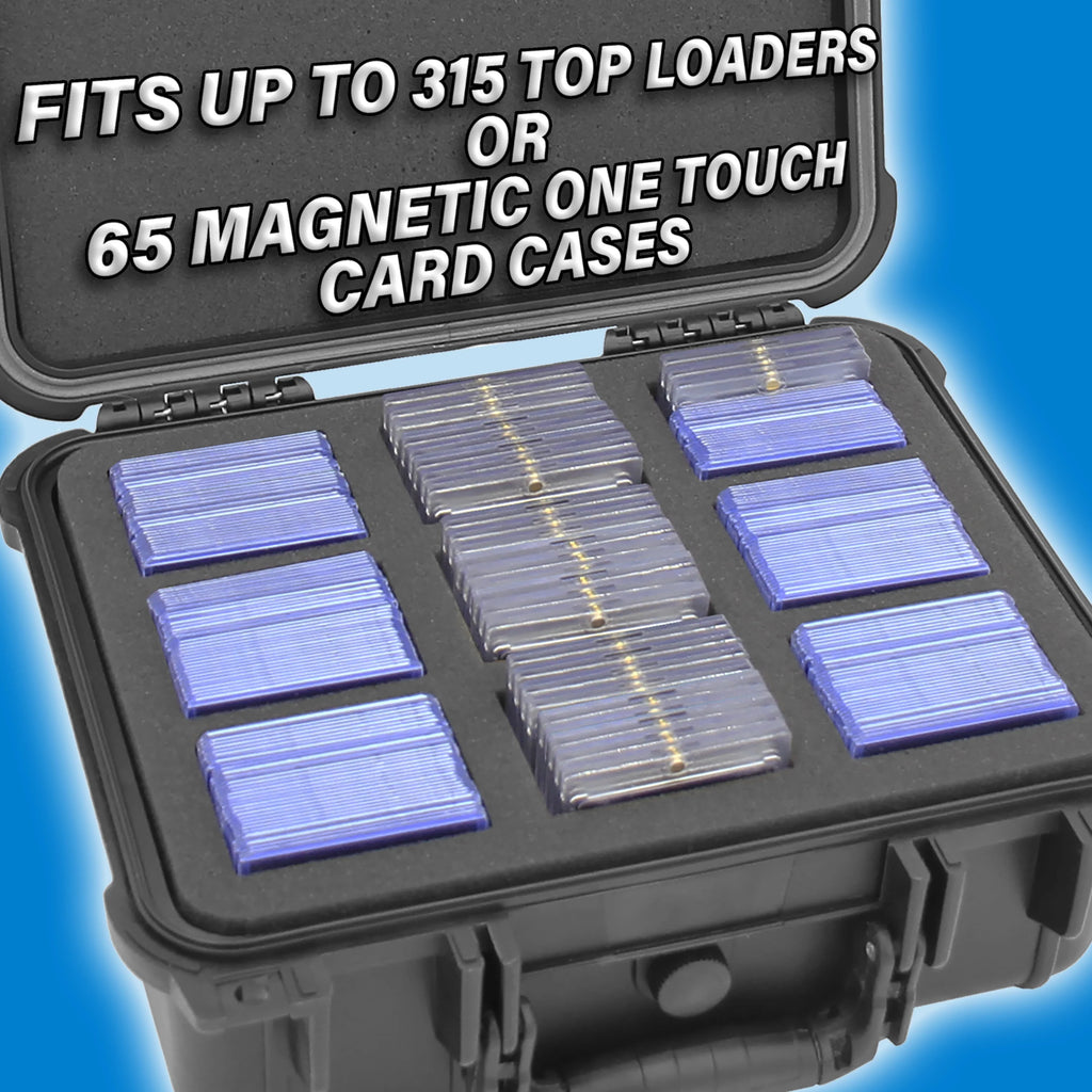 Waterproof Trading Card Storage Box with Precut Compartments C243