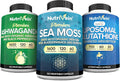 Irish Sea Moss Ashwagandha Liposomal Glutathione Capsules E12057