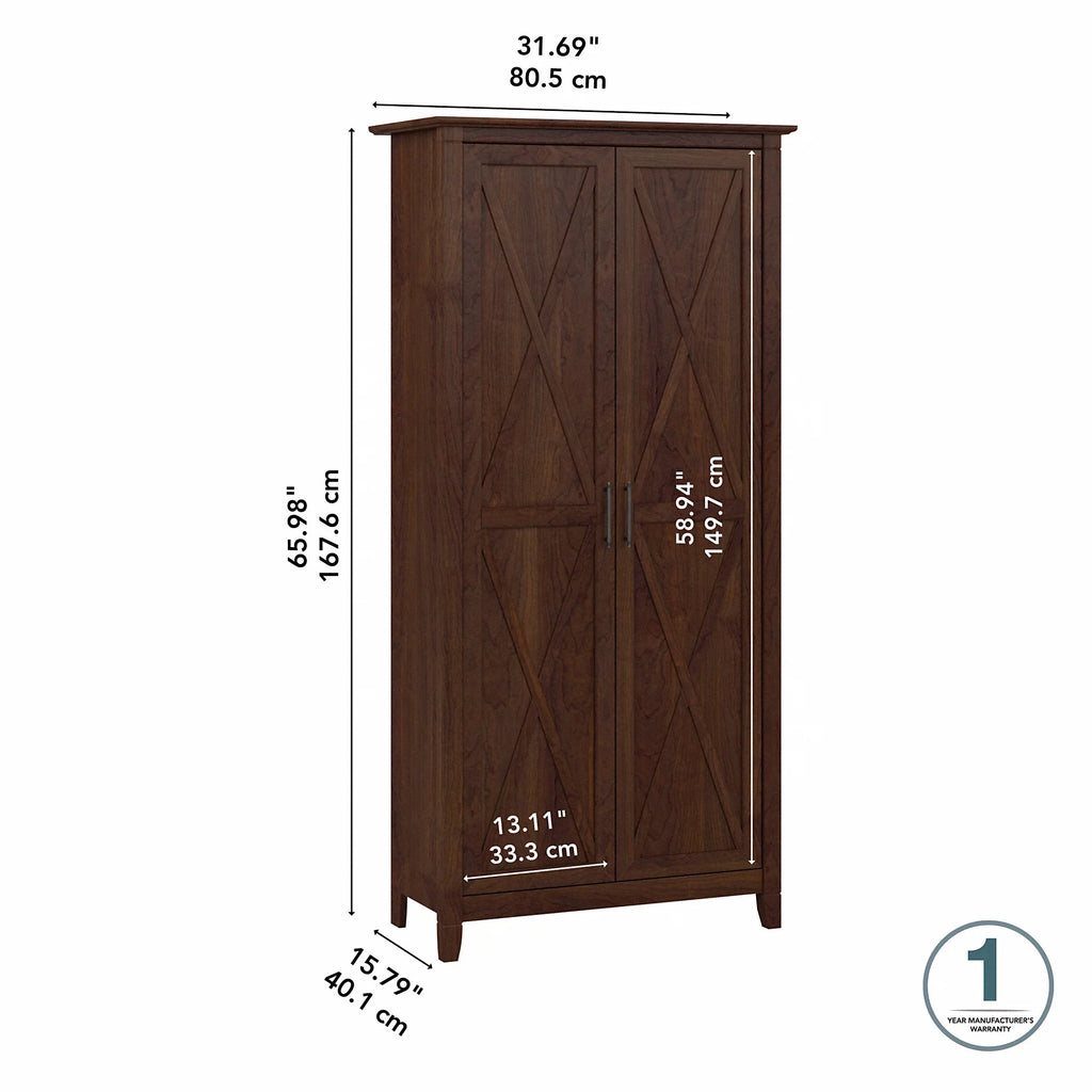 Tall Bathroom Storage Cabinet with Doors A787