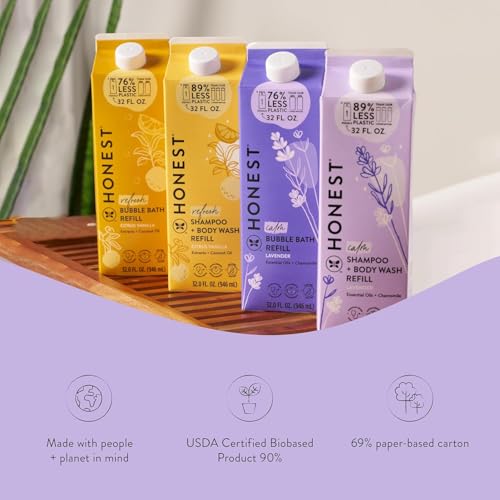 Foaming Bubble Bath, Tear-free, Hypoallergenic, Lavender, 12 fl oz O194289