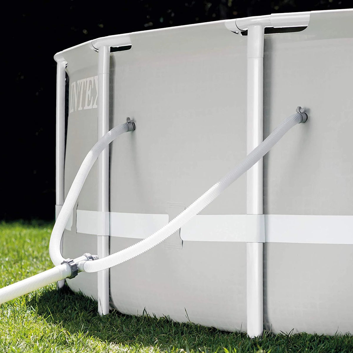 10ft x 30in Prism Frame Above Ground Swimming Pool & Filter Pump G351