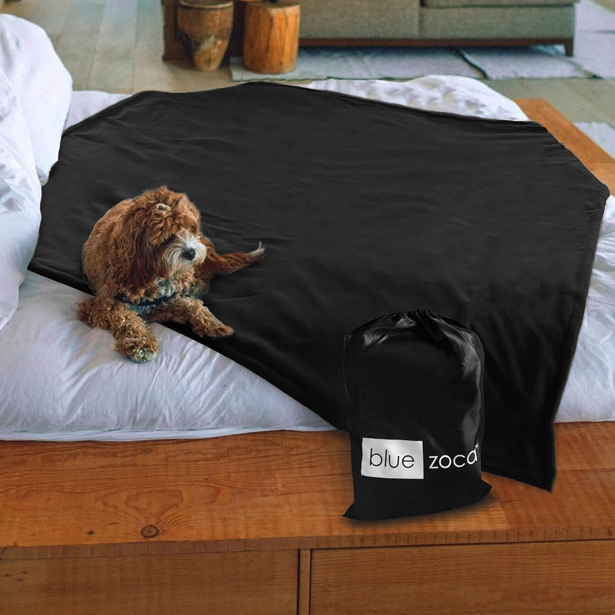 Gray 3 Layer Reversible Pet Proof Throw Blanket A6624