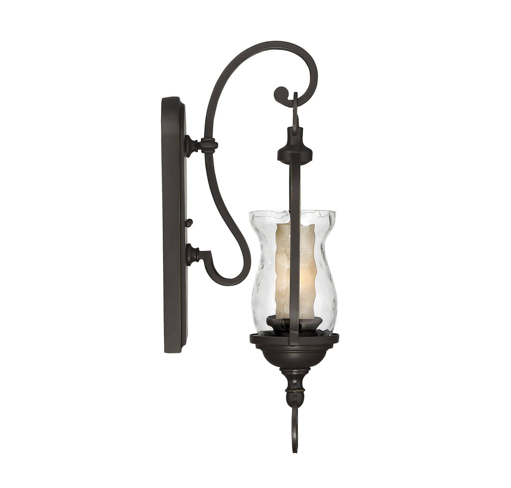 English Bronze 1-Light Sconce P13485