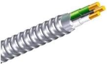 8/2 Type 8 AWG 2 Conductors Stranded Metal Clad Cable with Aluminum Armour and Green Ground Wire P257603