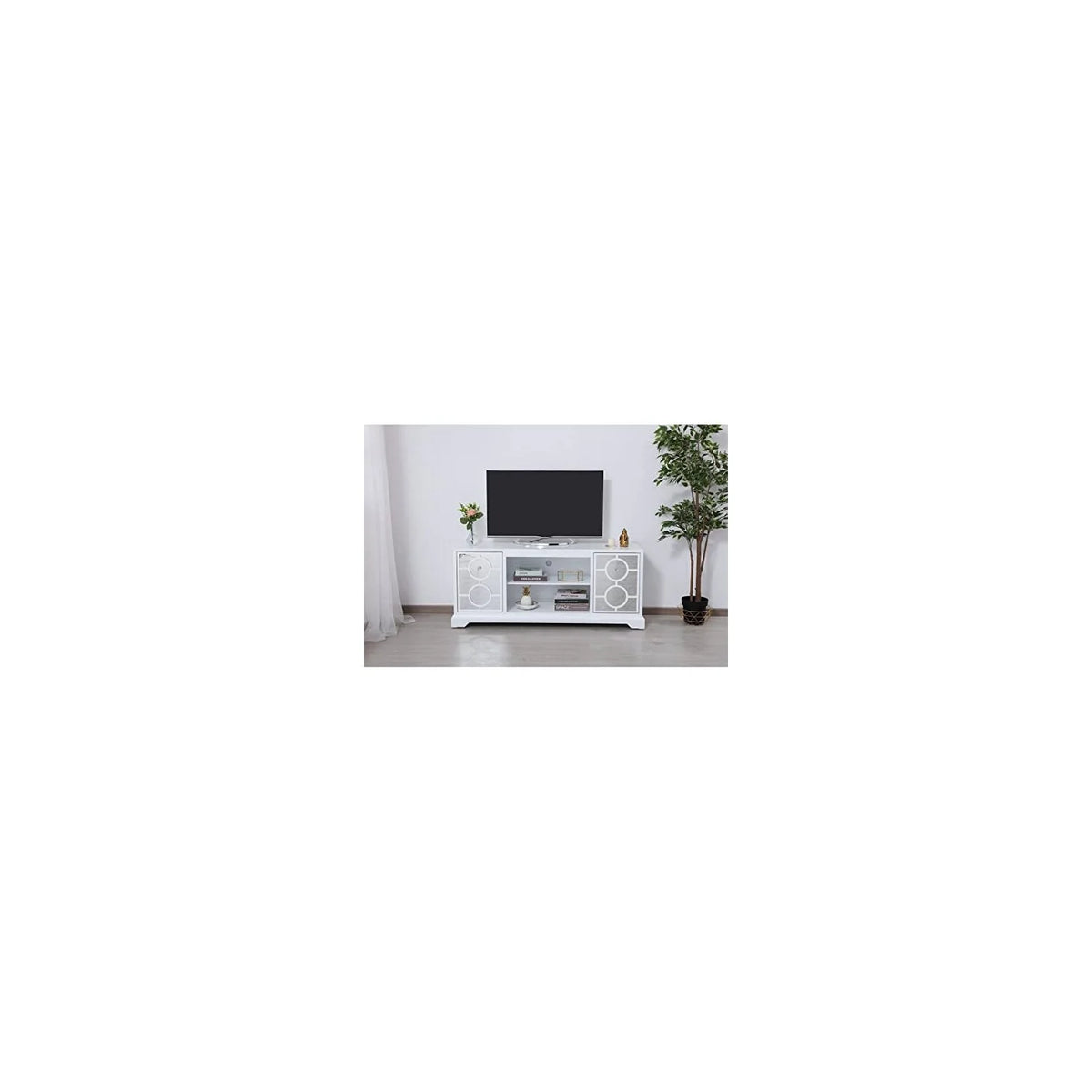 Mirrored Door TV Stand Z931