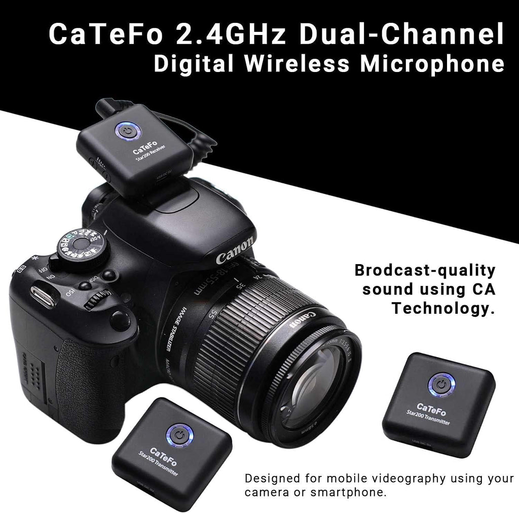 Dual Channel Wireless Microphone System with Lavalier X40884
