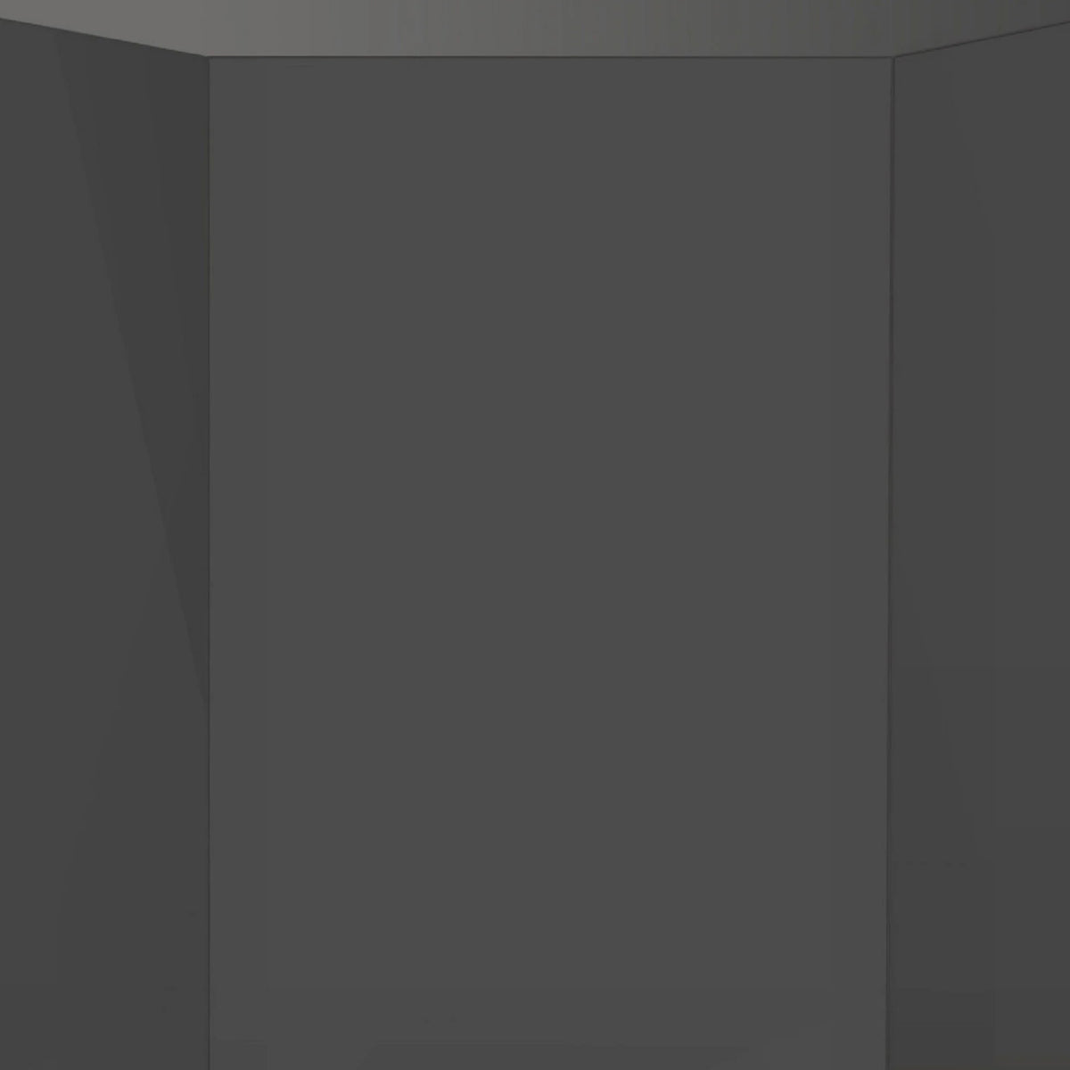 13 Inch Hexagonal Gray Side End Table C807