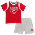 Red/Gray T-Shirt & Shorts Set L954794