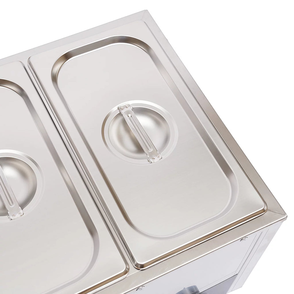 7L Stainless Steel 3 Pan Electric Food Warmer O483126