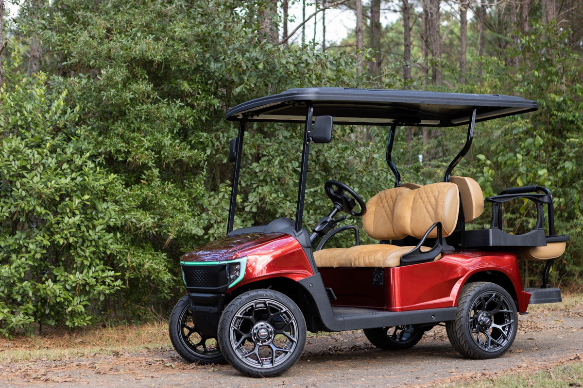 Carmine Red Metallic Body Kit For EZGO RXV Golf Cart Z54334