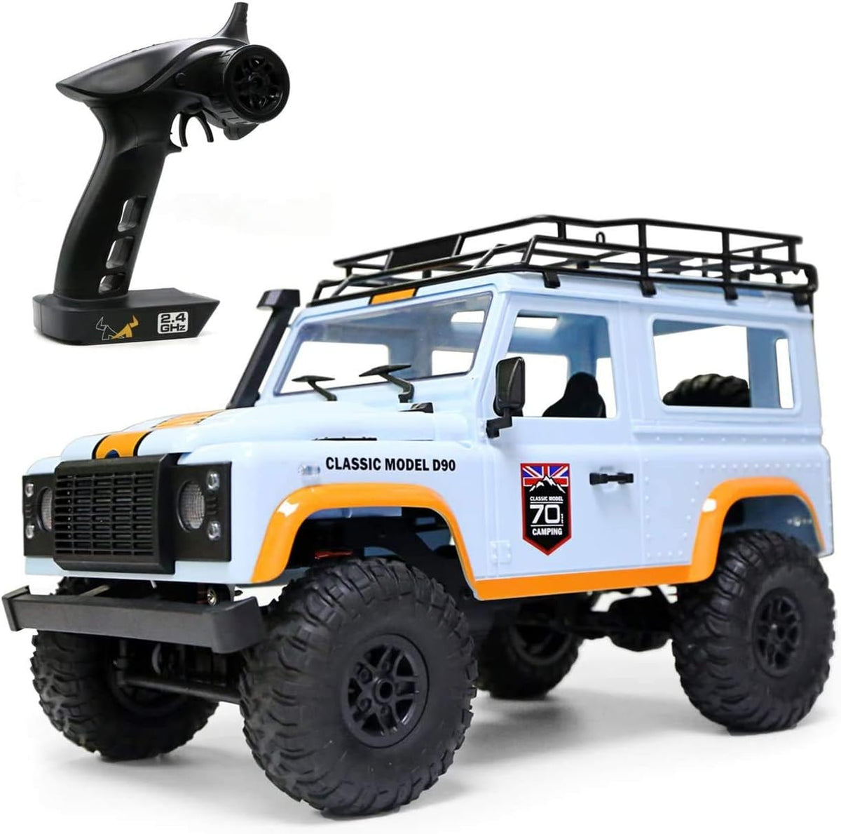 2 Pack 1:12 2.4G 4WD RC Rock Crawler Off-Road Truck R537593