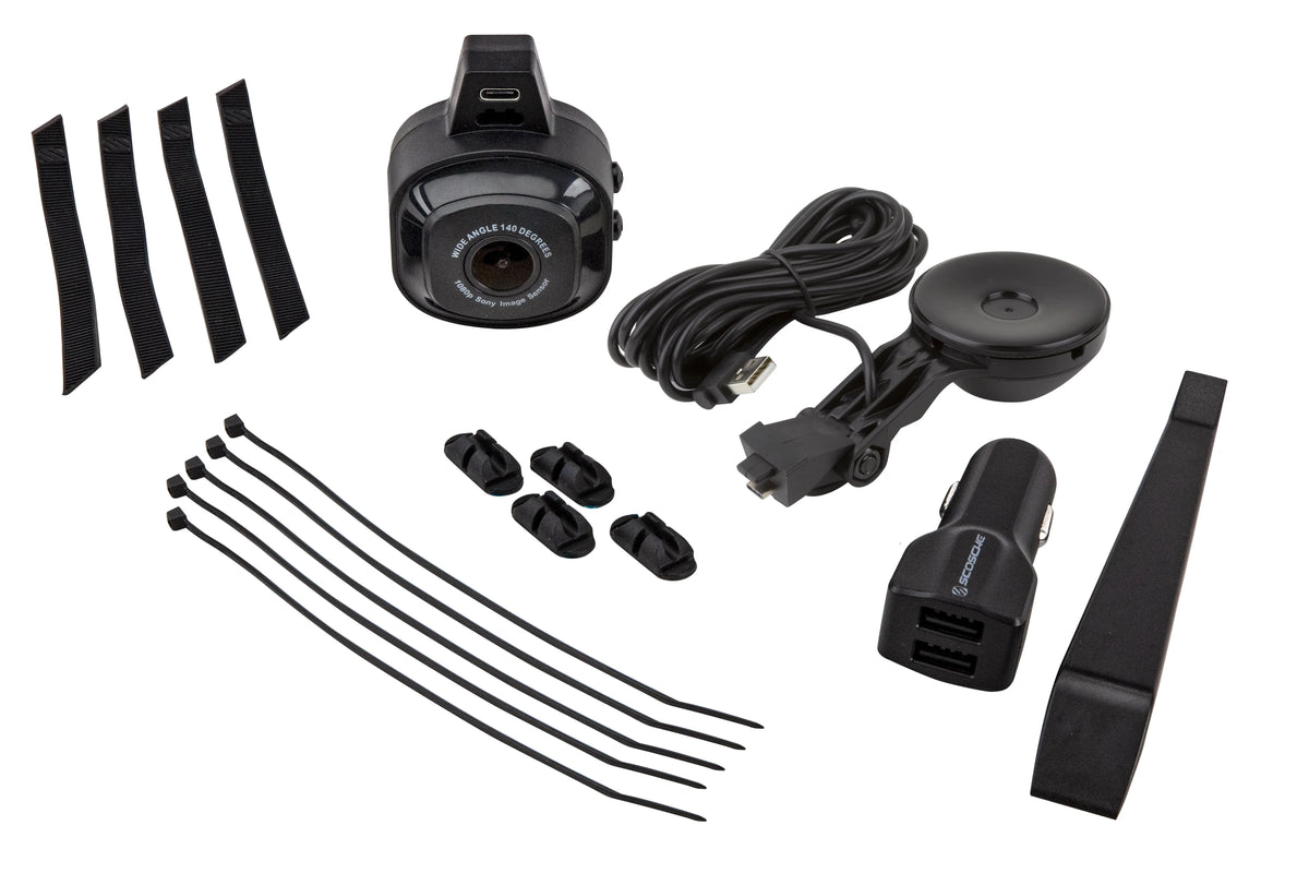 Full HD Smart Windshield Mount Car Dash Cam Black H1492