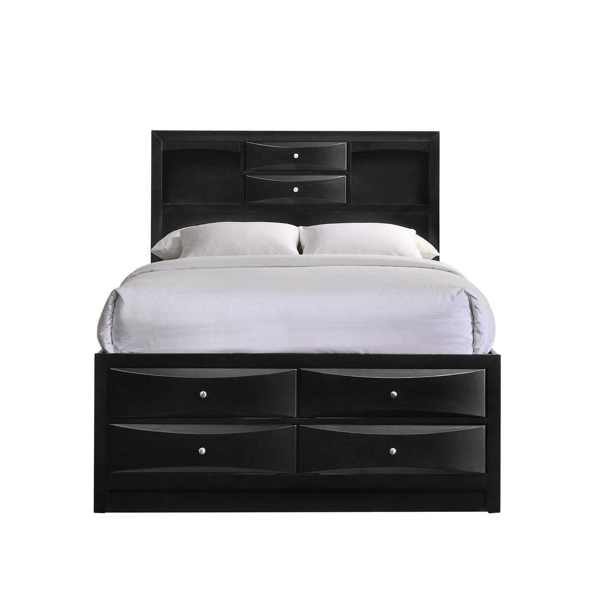 Black King Storage Bed J431374