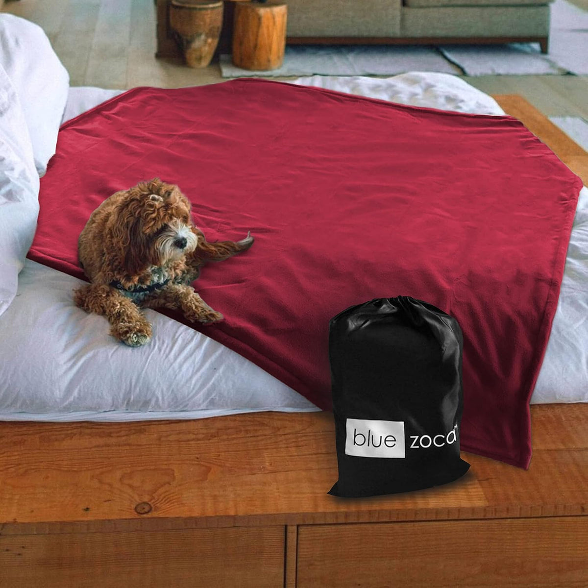 Gray 3 Layer Reversible Pet Proof Throw Blanket A6624