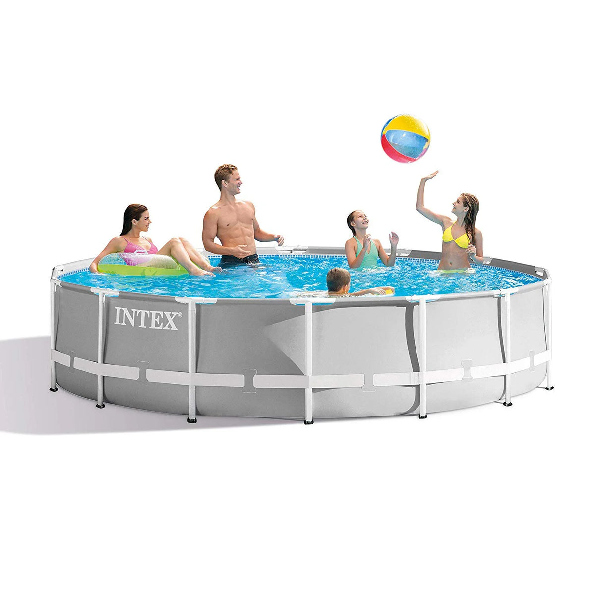 10ft x 30in Prism Frame Above Ground Swimming Pool & Filter Pump G351