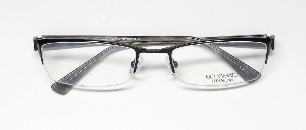 Titanium Half-Rim Eyeglass Frame B615